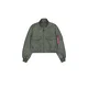 ALPHA INDUSTRIES Prehodna jakna kaki/rdeča/bela