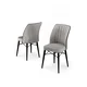HANAH HOME Set stolica (4 dela) Nuna Grey Black