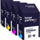 MultiPack - Zamjenska tinta TonerPartner za HP 10,11 (C4844A, C4836A, C4837A, C4838A), black + color (crna + šarena)