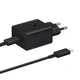 Kućni punjač PD 45W fast charger Type C na Type C HQ, Crni