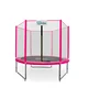 INLEA PREMIUM Jump Trampolin 180 cm z zunanjo zaščitno mrežo - roza