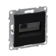 shumee Črna vtičnica RJ45/kat. 5E UTP IP20 Suno Legrand 724150