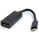 GEMBIRD A-CM-DPF-01 USB-C to DisplayPort adapter/ black