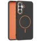 Leather Grip MagSafe maska za Samsung Galaxy A36 - Crna