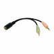 adapter razdelilec AUDIO/ mikrofon 3.5 MM. LOGILINK