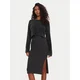 Morgan Pletena obleka 242-RMONA Siva Slim Fit