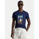 Polo Ralph Lauren Majica 710B21964001 Mornarsko modra Regular Fit