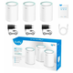 CUDY M1300 3-pack AC1200 Dual Band 2.4Ghz+5Ghz WiFi MESH