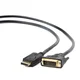 Gembird DisplayPort kabel DisplayPort (M) - DVI (M) adapter, 1 m, črna (CC-DPM-DVIM-1M)