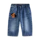 Next Kavbojke moder denim/rjava/temno rumena/črna