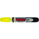 Permanentni marker Uni Prockey - PM-225F, oblji i ukošen vrh, 1.4-2.0 mm i 3.7 mm, fluorescentno žuti