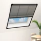 Zaslon protiv insekata za prozore antracit 80 x 160 cm aluminij