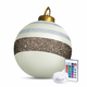 Family Napihljiva RGB LED okrasna krogla za božič - 60 cm - bela - zunanja