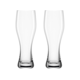 LEONARDO TAVERNA Wheat Beer Glasses Set of 2 330 ml O 6,7 cm Dishwasher Safe Clear 049447