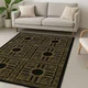 Conceptum Hypnose Tepih HM-CRP25-13, Pravougaoni, 120 x 180 cm, Crno-žuti