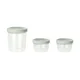 MADAME COCO Dieppe Set kutija za čuvanje hrane, 3kom, 10.2x10.2x11.3cm, Sive