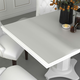 Vidaxl Zaščita za mizo mat 140x90 cm 2 mm PVC