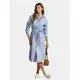 Polo Ralph Lauren Srajčna obleka 211928804002 Modra Straight Fit