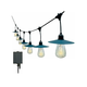 LED solarni lanac 15xLED/0,2W/3,7V 15,6 m 3000K IP44 2400 mAh
