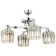 Opviq Luster AV-65229-4K, 40 cm, Srebrne boje