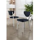 HANAH HOME Set stolica (6 komada) Arfe Anthracite White