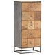 vidaXL Predalnik 45x30x100 cm iz trdnega predelanega lesa
