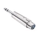 Adapter Jack stereo moški 6.3mm XLR ženski