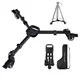 K&F Photography Tripod Dolly, Heavy Duty with 3 Rubber Wheels 44lbs Capacity Tripod Wheels.