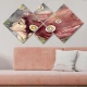 Wallity Slika 4MDF98584385, 60x115 cm, 4 dela