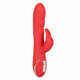 California Ex Novel Grelni ultra soft rabbit vibrator Jack Rabbit - rdeč