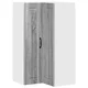 Vidaxl omara za vogal LUCCA Siva Sonoma 57 x 57 x 100 cm
