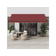 Tenda na ručno uvlačenje bordo 450 x 300 cm