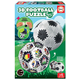 Puzzle futbalová lopta 3D Football Puzzle Educa 32 dielov od 6 rokov priemer 12,5 cm EDU19210