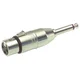 GEWA adapter XLR (ž) Jack 6.3 mono
