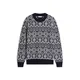 TOMMY HILFIGER Pulover mornarska/bela