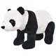 shumee vidaXL Plišasta panda, stoječa, črno-bela, XXL