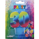 Party svijeća broj 30 Rainbow