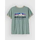 Patagonia Fitz Roy Foothills Ringer ženska majica cover green