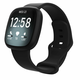 BStrap Fitbit Versa 3 Silicone pašček (Large), black