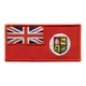 shumee Našitek južnoafriške rdeče zastave v letih 1912–1928 – podlaga z likanjem/termotesnim varjenjem – vezen našitek/značka/emblem