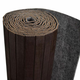 Den Delilnik prostora iz bambusa temno rjave barve 250x165 cm