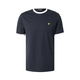 Lyle & Scott Majica Ringer mornarska/bela