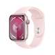 APPLE pametni sat Watch Series 9 Aluminium 45mm LTE, Pink (Sport Band, Light Pink S/M)