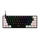 GAMDIAS mehanička tastatura Aura GK2 60% RGB, crna-bela