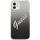 Guess iPhone 12 mini 5,4 black hardcase Glitter Gradient Script (GUHCP12SPCUGLSBK)