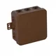 shumee V6 Fleksibilna škatla brez konca 85x85x41mm klik rjava