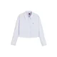 Tommy Jeans Bluza svetlo modra / češnjevo rdeča / bela