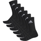 Čarape za tenis Adidas Cushion Crew 6PP - Black/Black/Black
