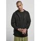 Basic Terry Zip Hoody Black