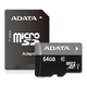 A-DATA Memorijska kartica UHS-I MicroSDXC 64GB class 10 + adapter AUSDX64GUICL10-RA1
